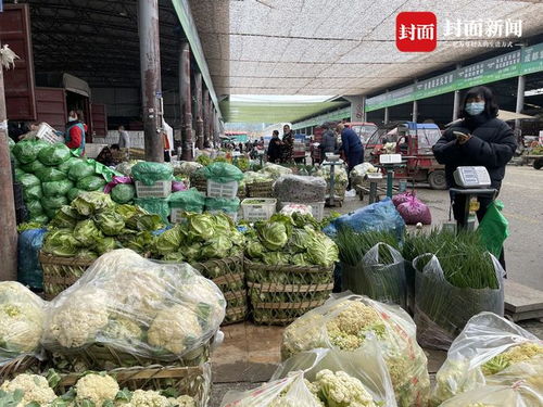 成都農(nóng)產(chǎn)品中心批發(fā)市場 蔬菜肉類供應(yīng)充足，部分區(qū)域?qū)嵭邢迺r交易